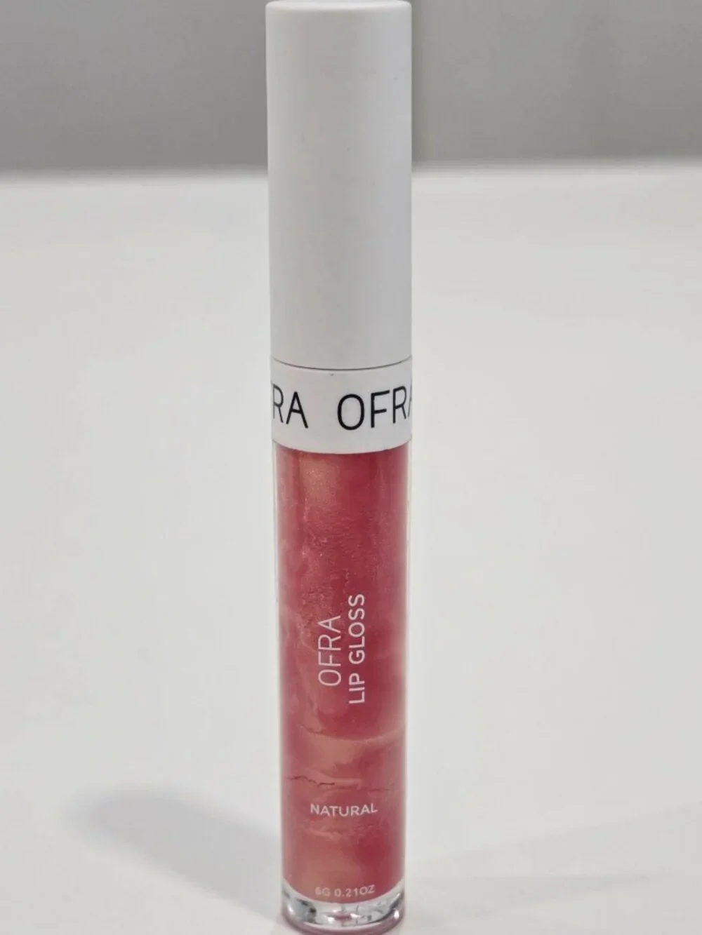 OFRA ✦ Lip Gloss Natural ✦ Shimmery Hydrating Coral-Pink Lightweight Formula NWT